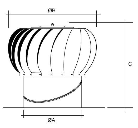 Whirlwind Roof Ventilator Specification